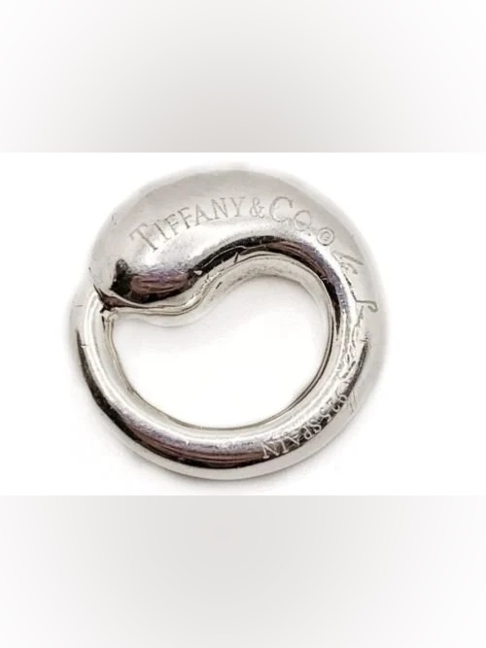 Tiffany & Co. Elsa Peretti Sterling Silver Eternal Circle Pendant